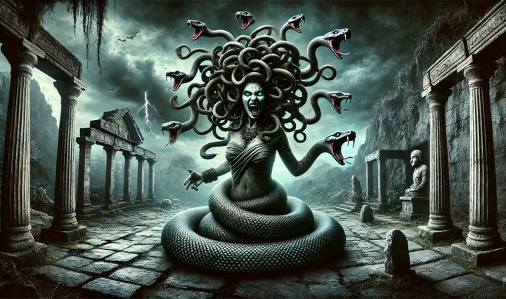medusa, grecia, poveste