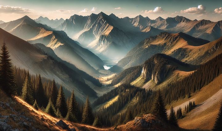 test, geografie, munti