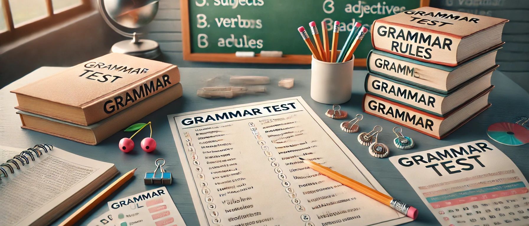 test gramatica, intrebari, raspunsuri