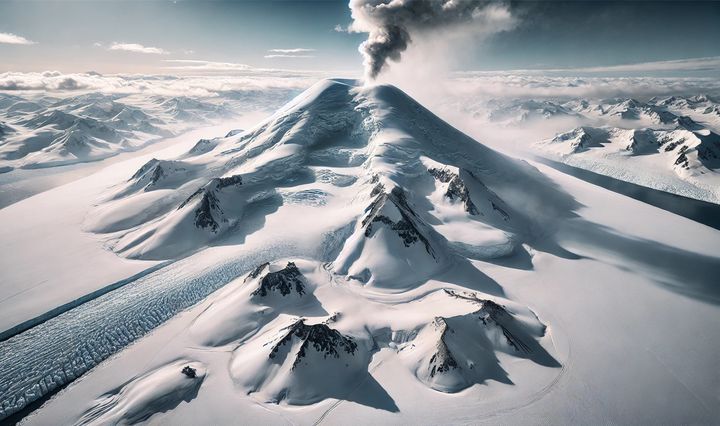 munte, praf de aur, antarctica