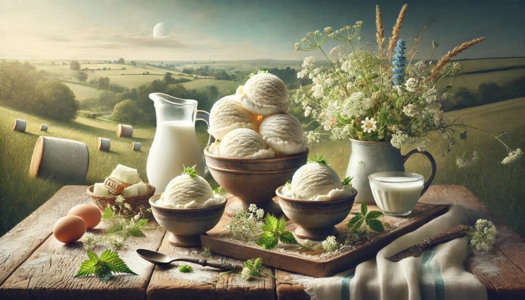 inghetata, lapte de cal, teste