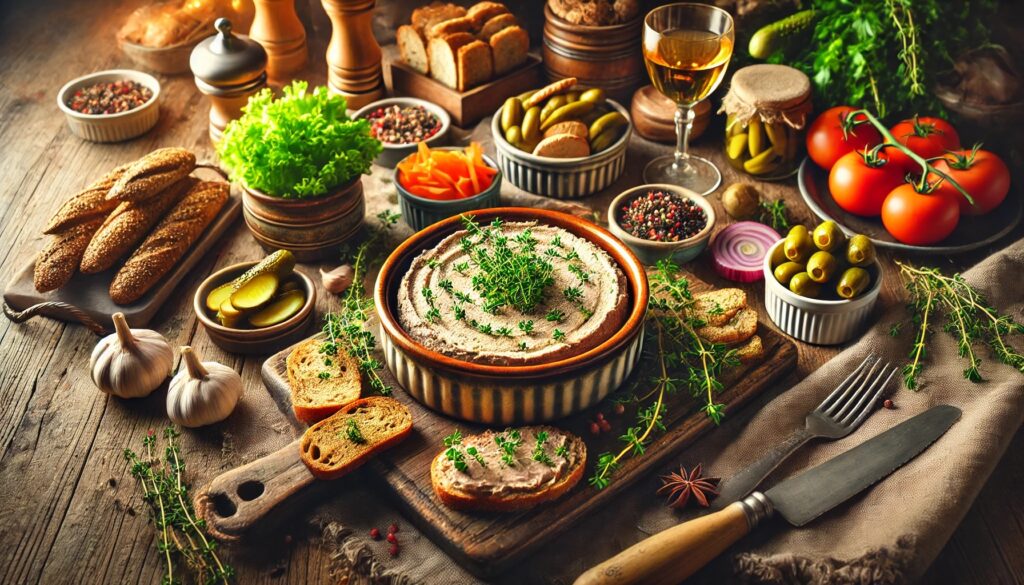 pateu, ficat de pui, rețetă