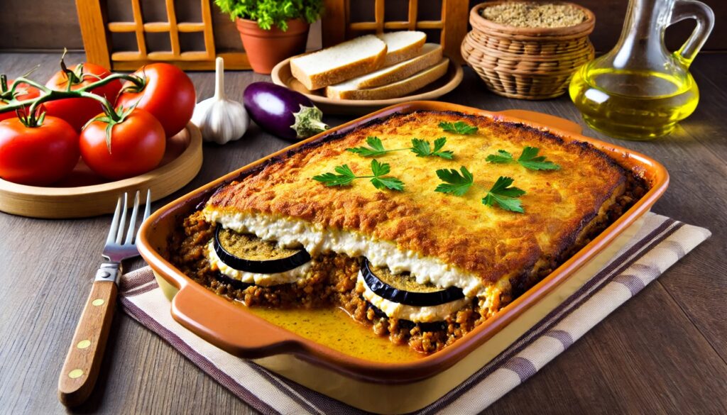 musaca, grecia, reteta