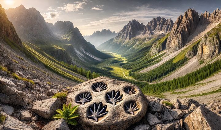 reptile, urme, descoperire