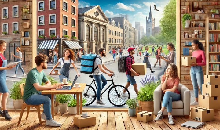 loc de munca, job, student