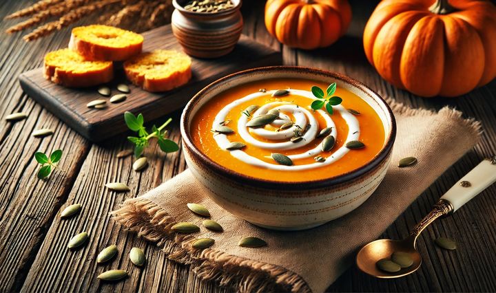 supa crema, dovleac, reteta