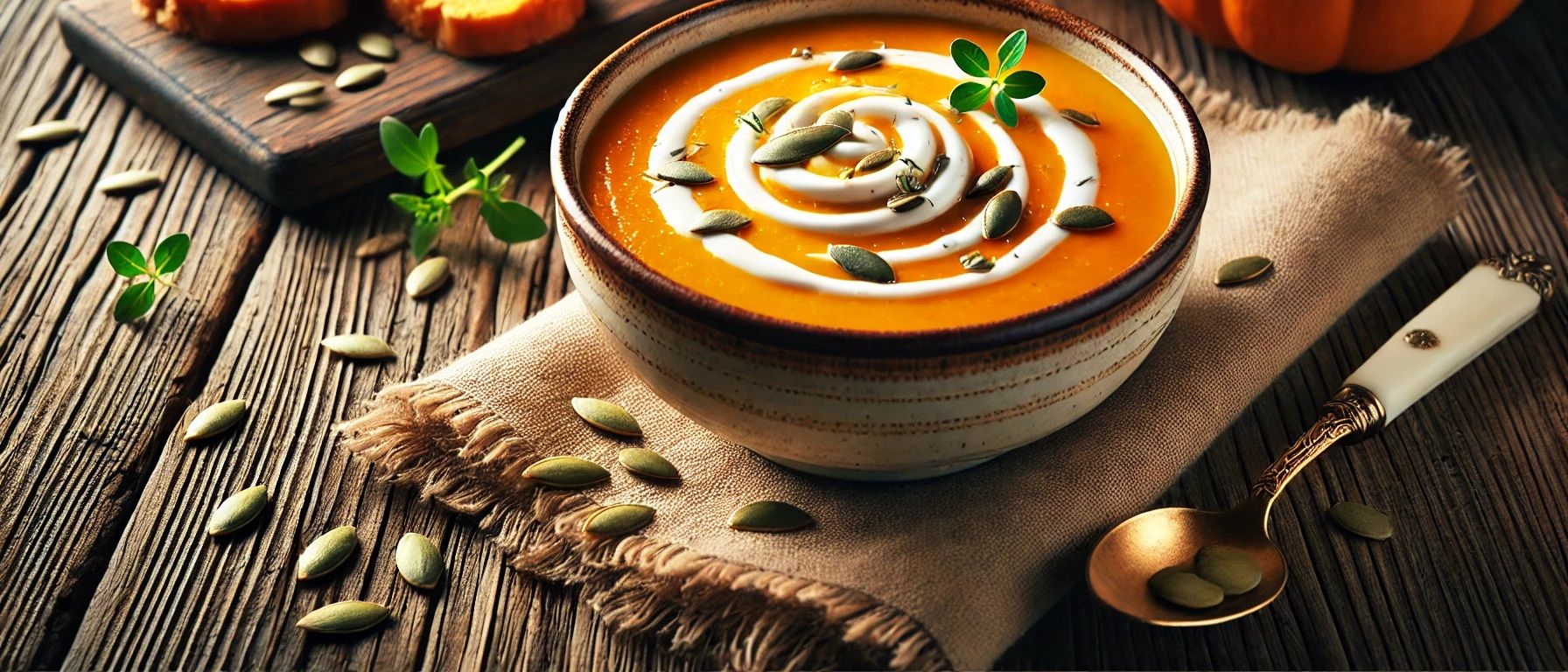 supa crema, dovleac, reteta