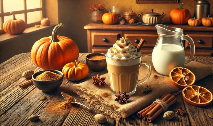 pumpkin spice latte, cafea, reteta