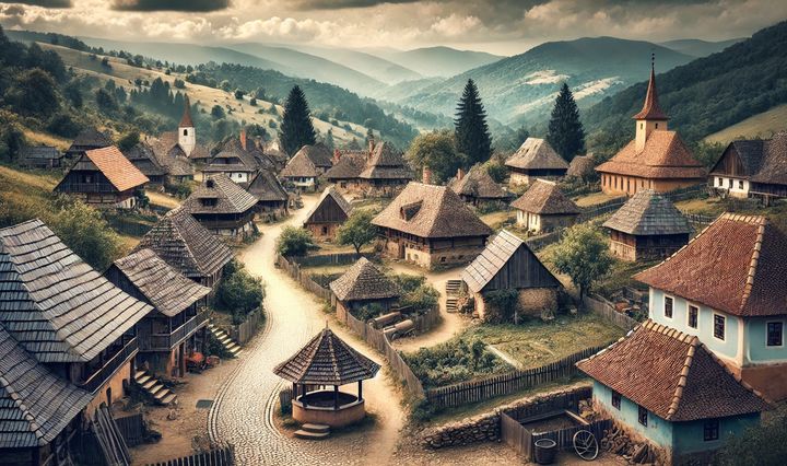 sat, cel mai vechi sat, romania1
