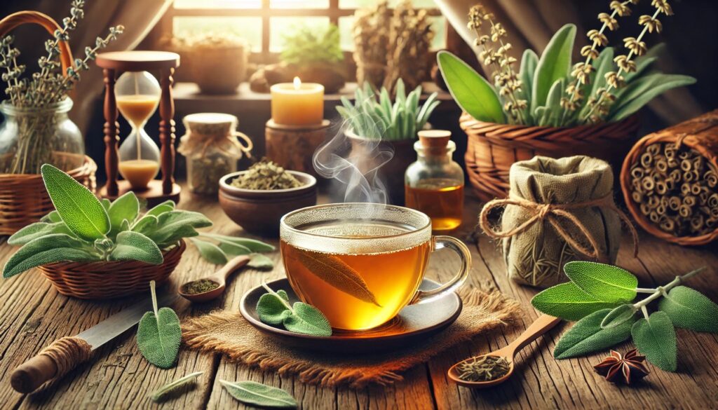 ceai, salvie, beneficii