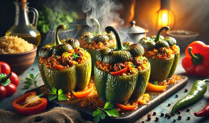 ardei umpluti, carne, reteta