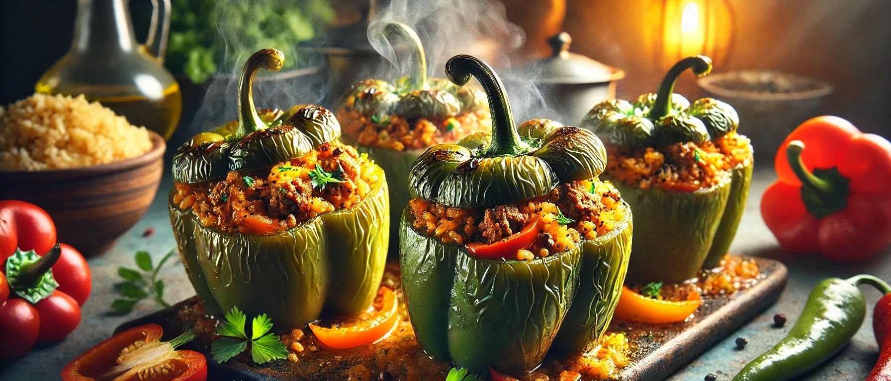 ardei umpluti, carne, reteta