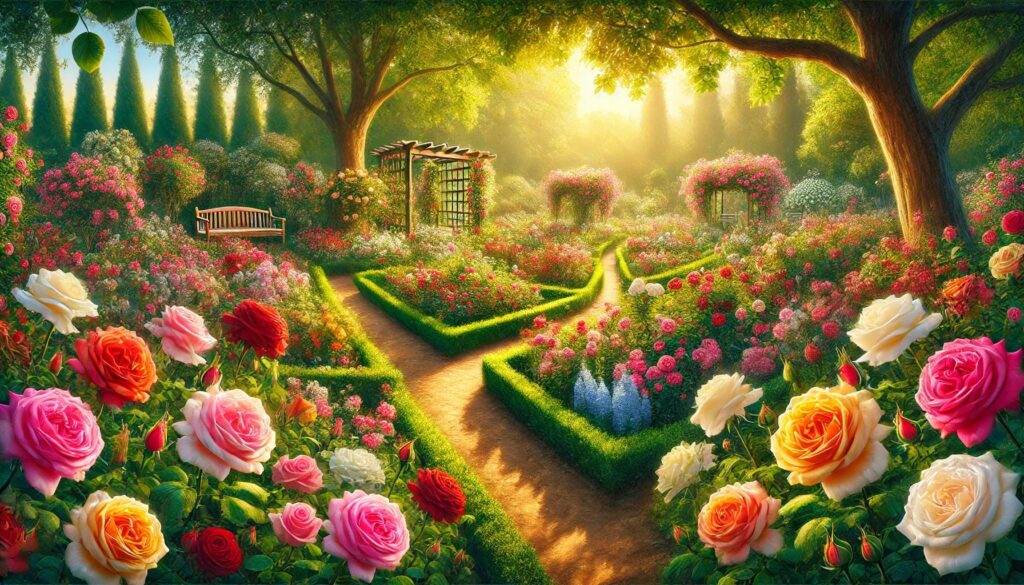 trandafiri, mutare, perioada perfecta