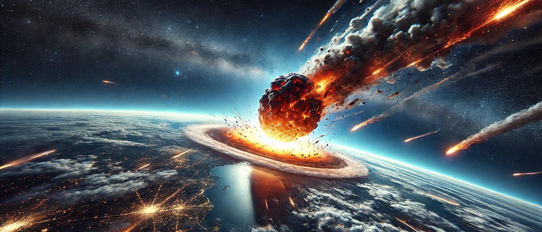 locul unde a aterizat asteroidul