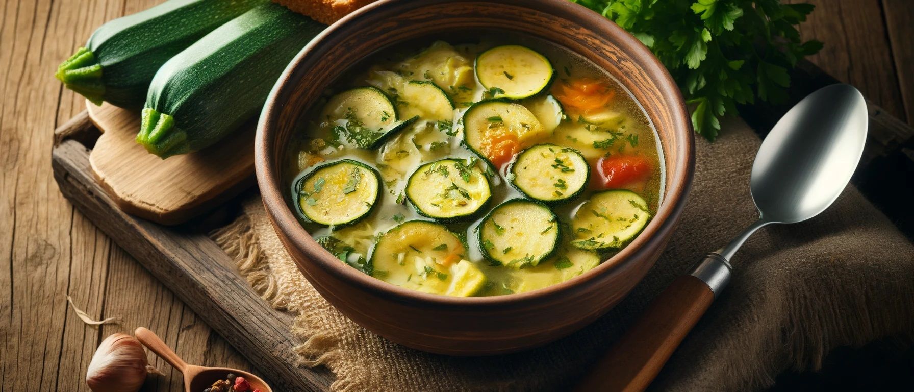 ciorba, dovlecei, reteta