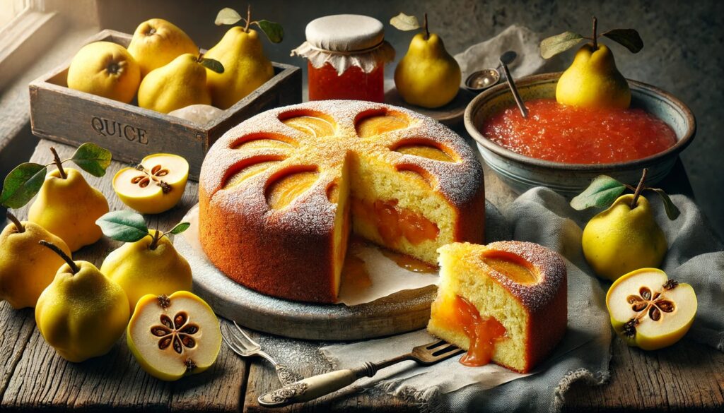 prajitura, gutui, reteta