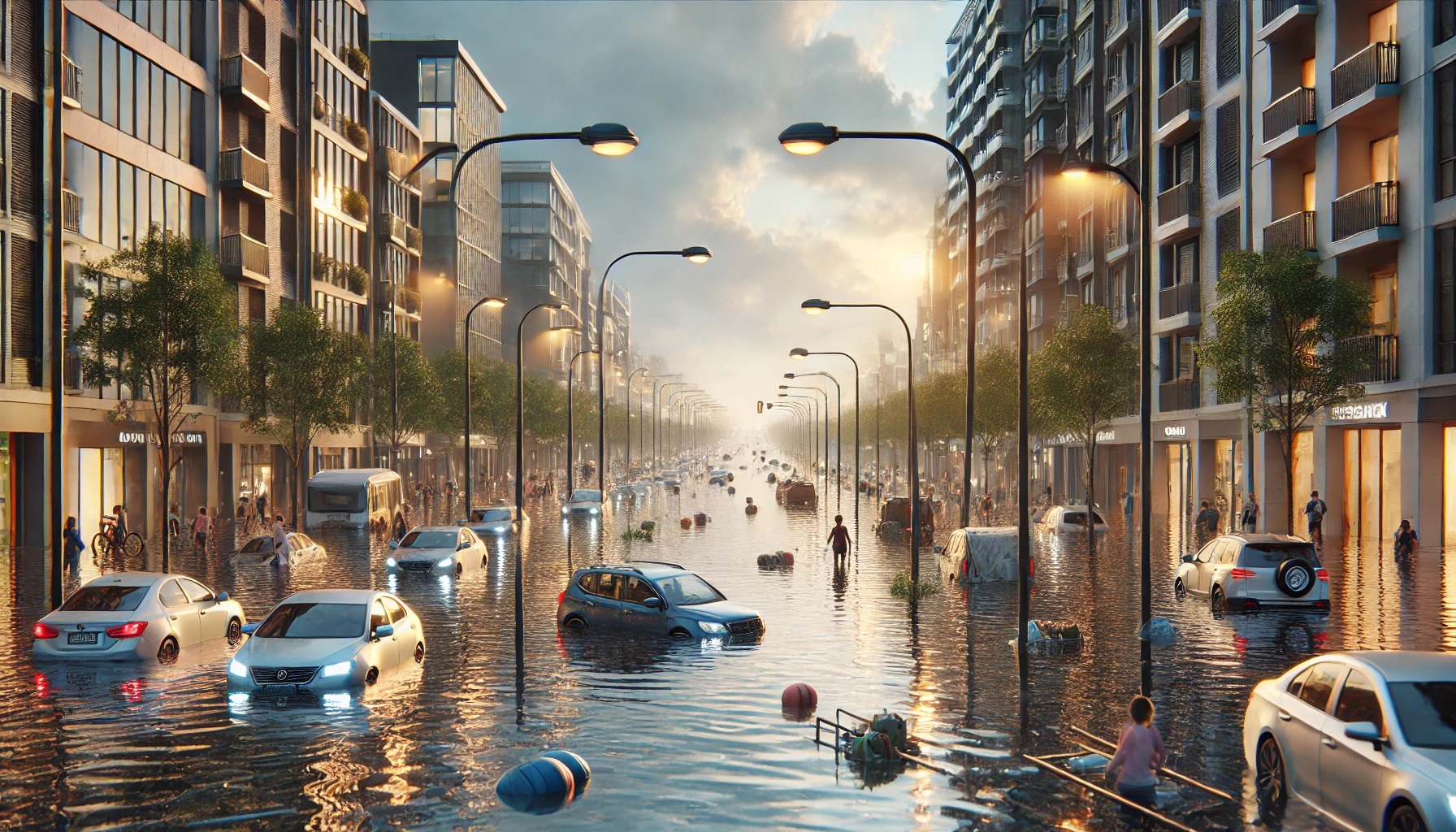 Inundații în România