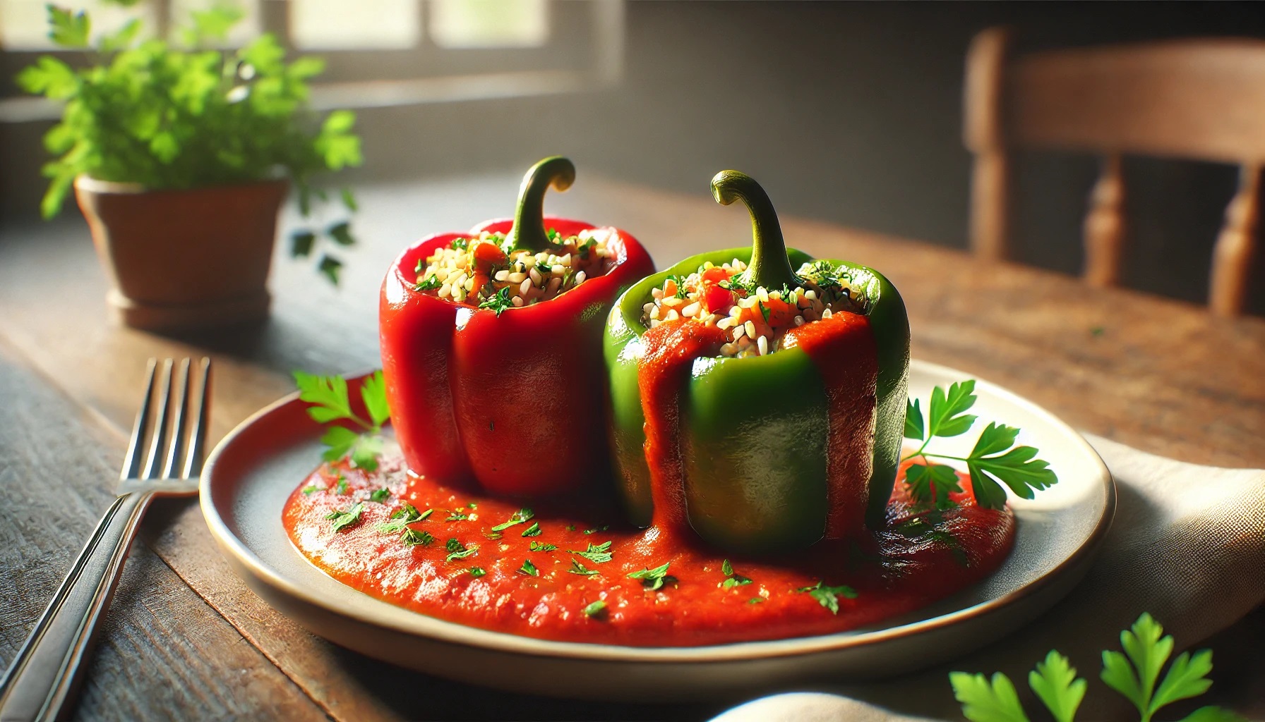 Ardei umpluți de post