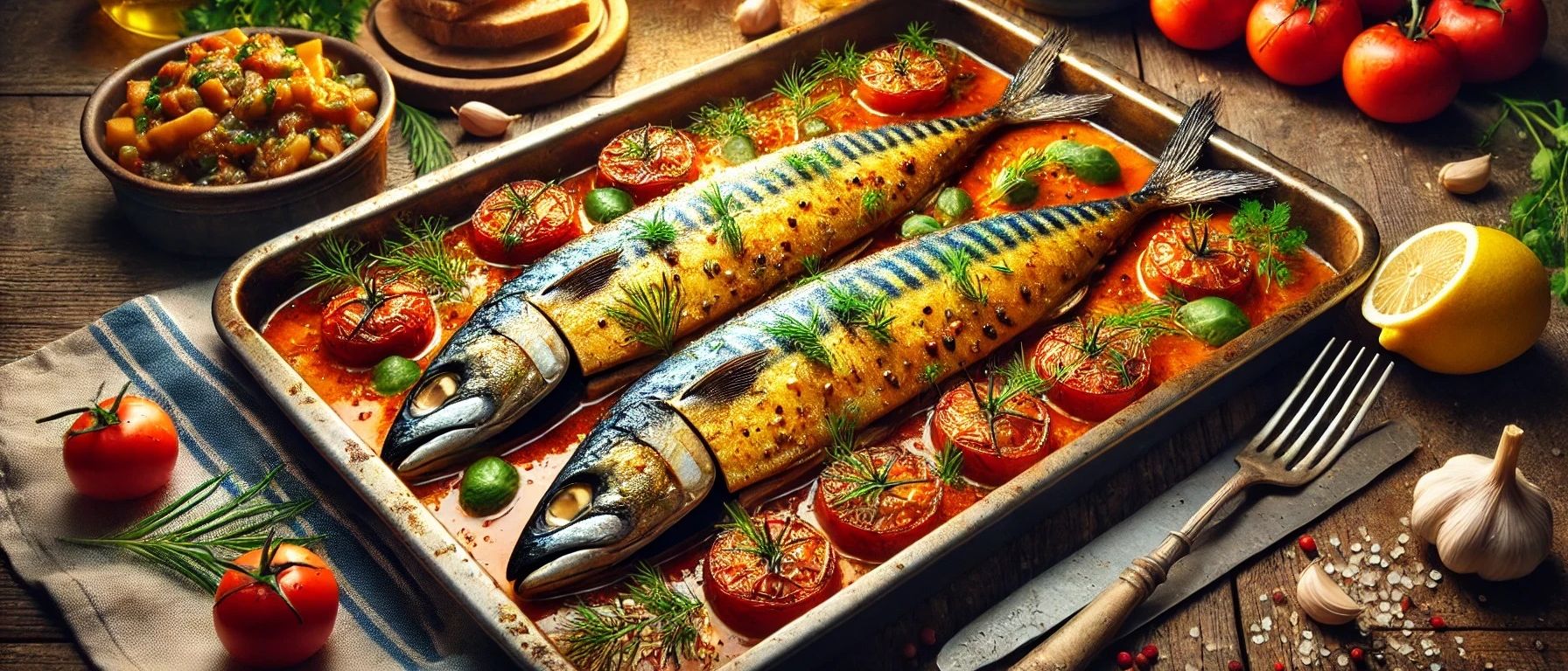 Rețetă de macrou la cuptor