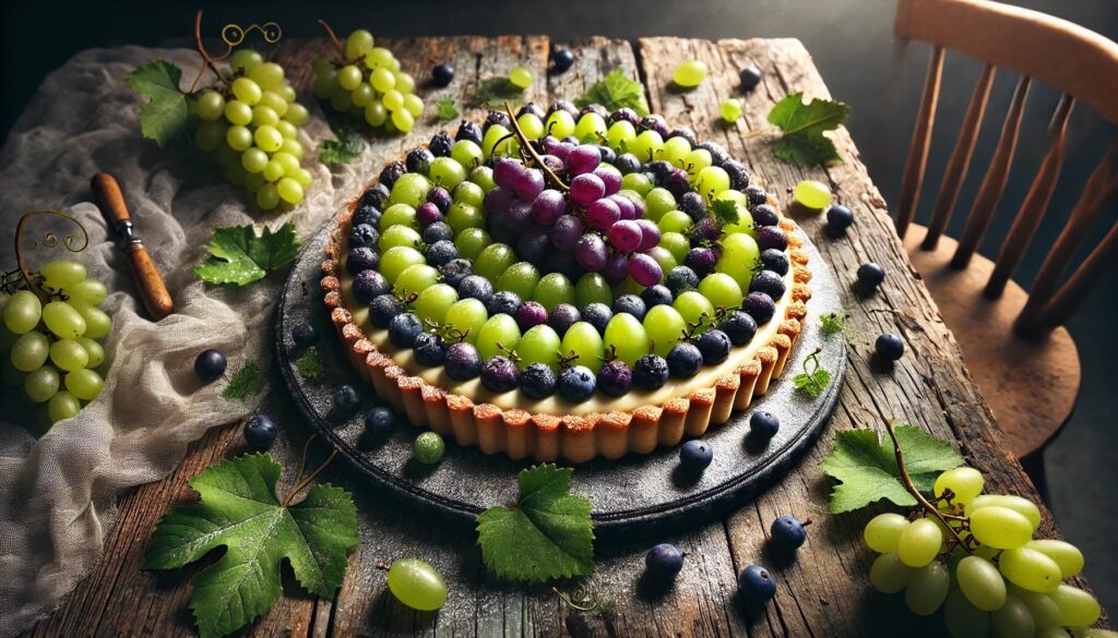 tarta, struguri, reteta