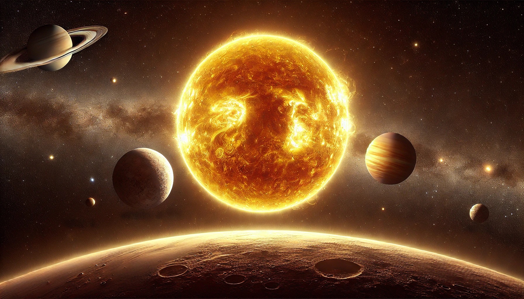 Planete din sistemul solar.