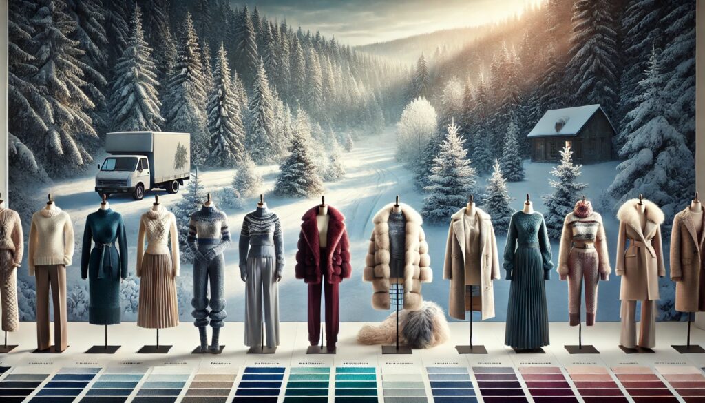 iarna, haine, culori