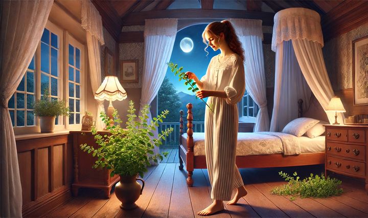 sfantul andrei, busuioc, perna