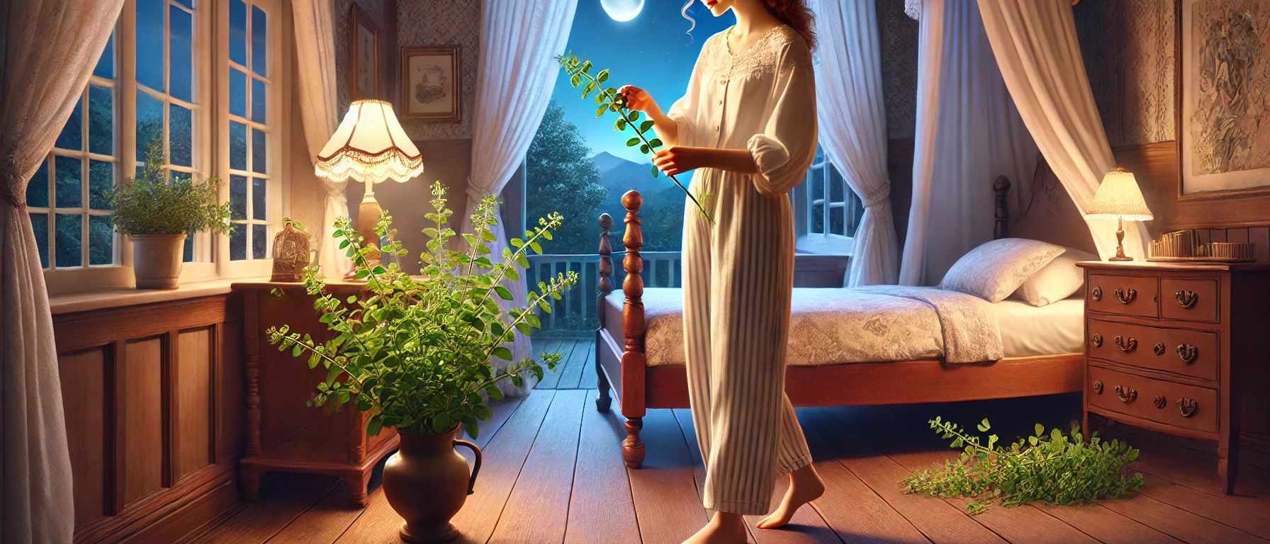 sfantul andrei, busuioc, perna