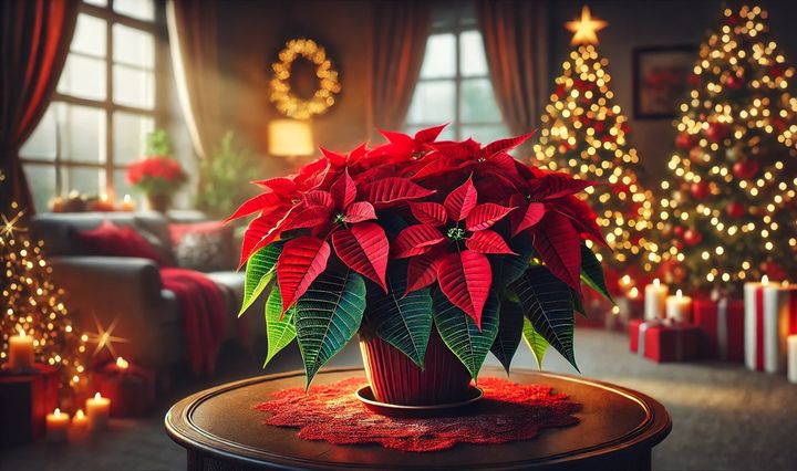 craciunita, floare, craciun