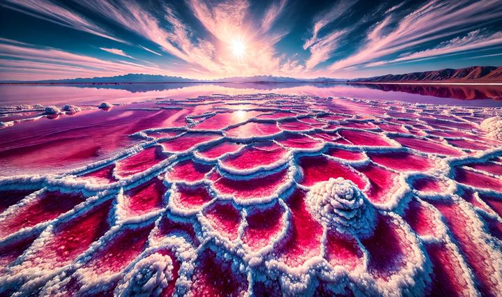 lacul Yuncheng, china, culoare