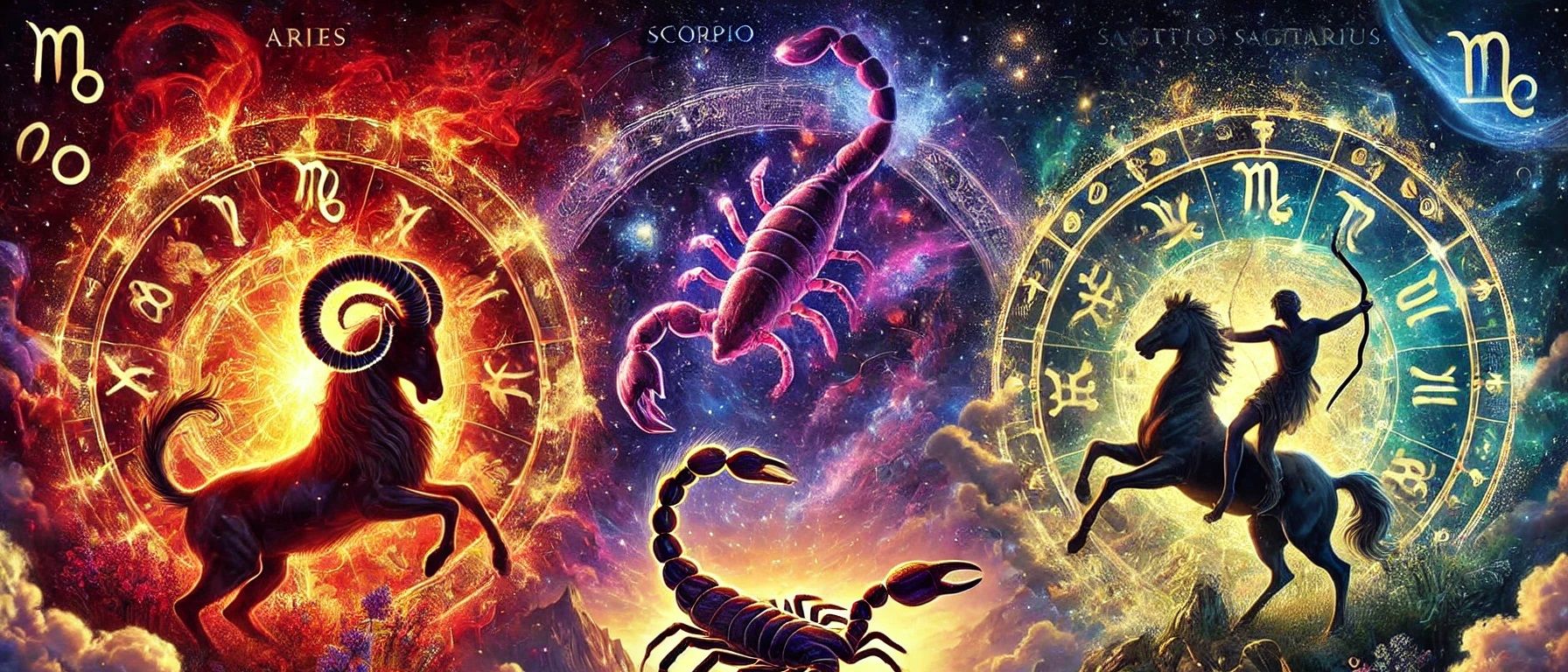 scorpion, sagetator, berbec