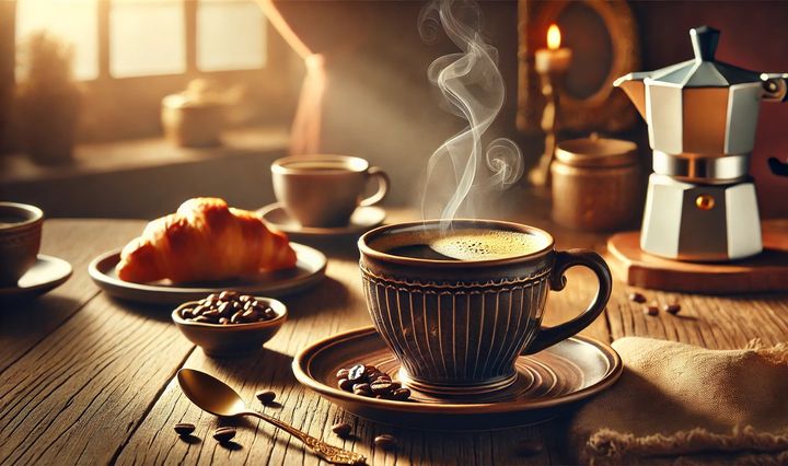 cafea, scortisoara, indulcitor