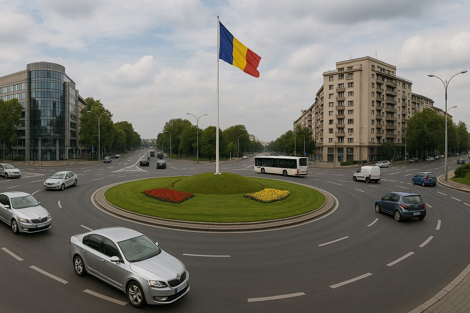 Reguli în sensul giratoriu