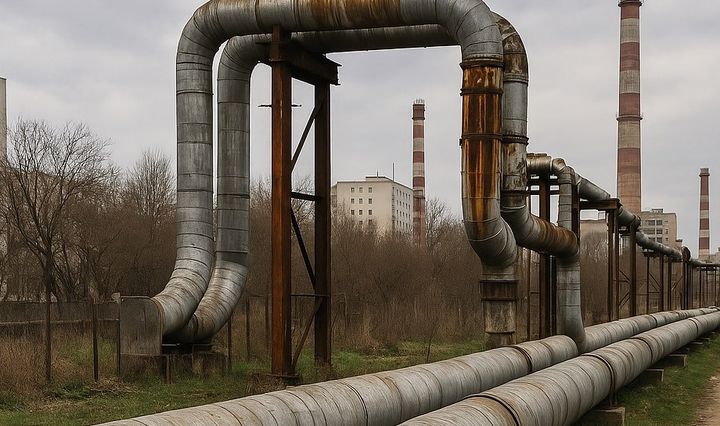 Reparații la rețeaua de termoficare