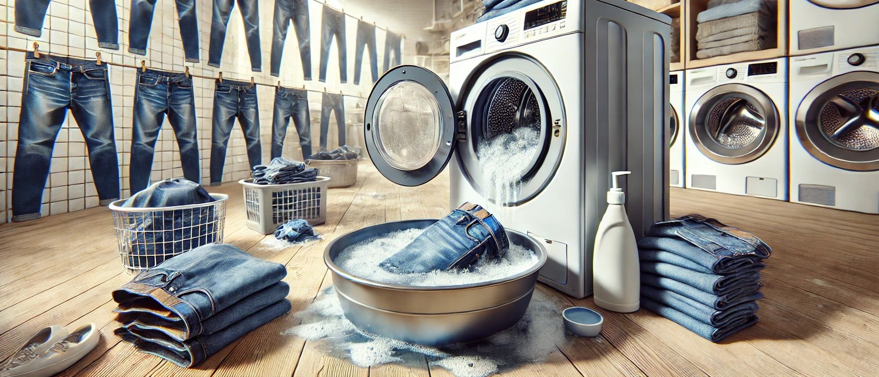 spalat, blugi, trucuri