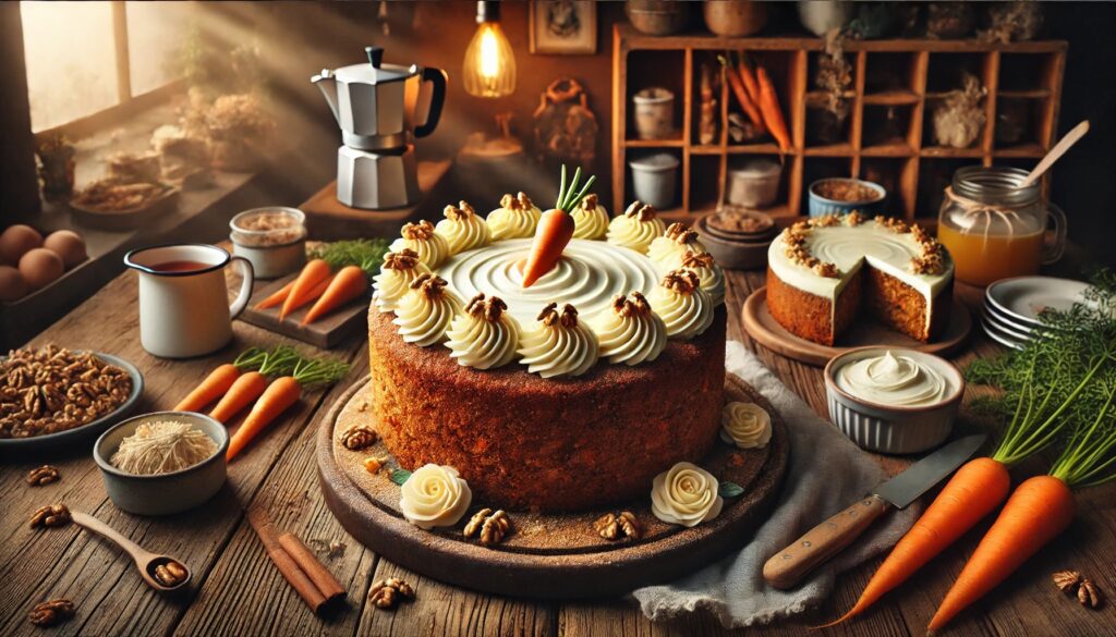 tort, morcovi, cheesecake