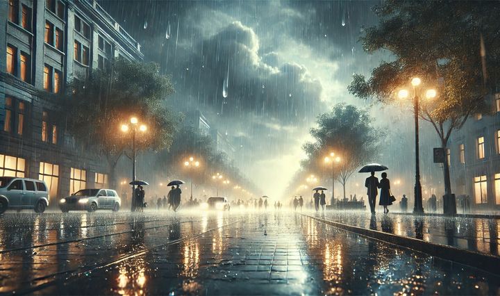 vreme, ploaie, cod galben