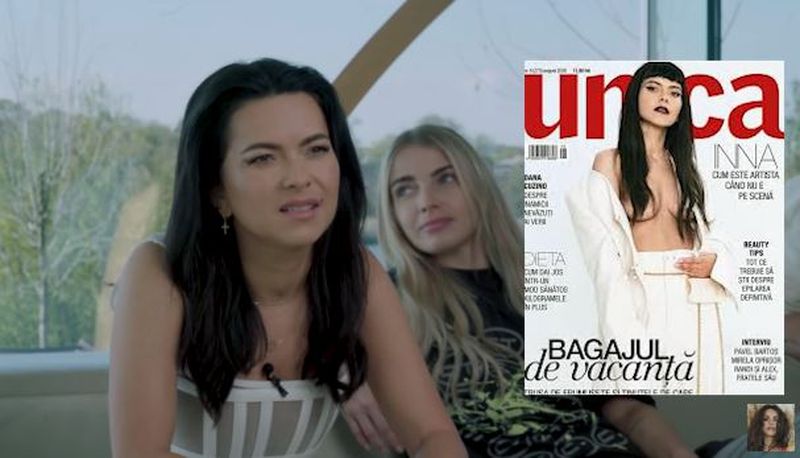 Inna reacționează la poze vechi cu ea