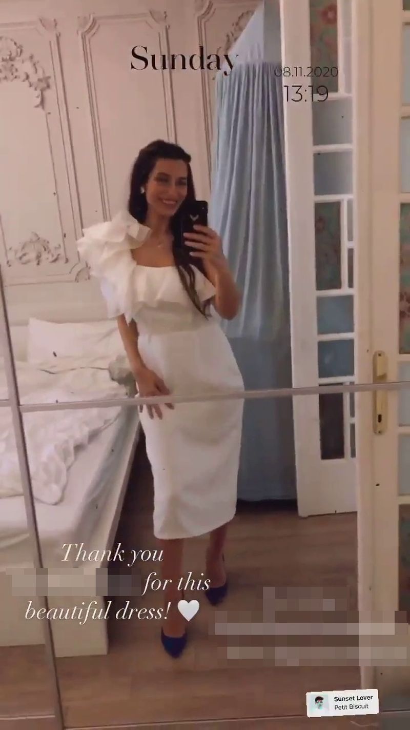 Lili Sandu și-a botezat băiețelul