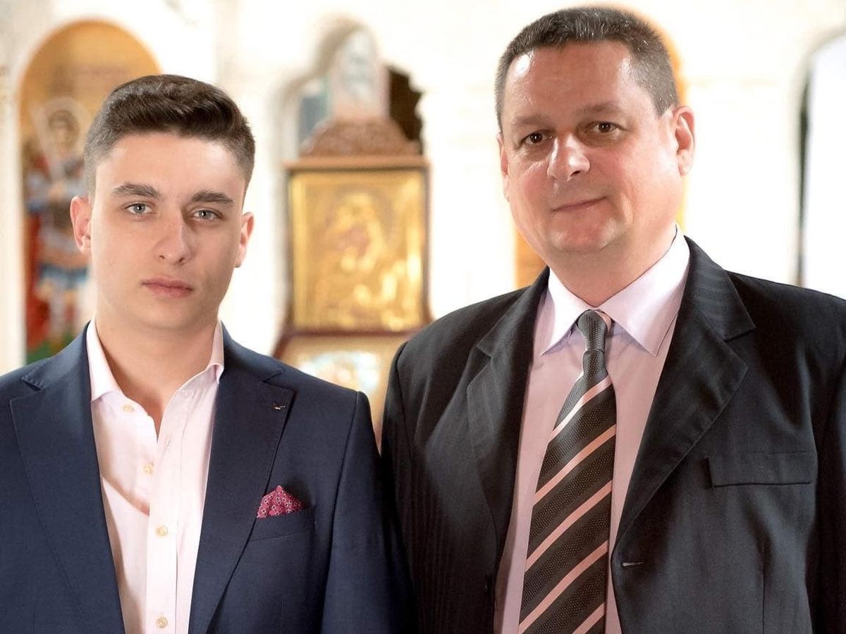 Radu Țibulcă și tatăl său