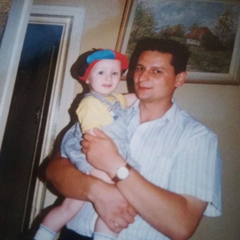 Radu Țibulcă și tatăl său