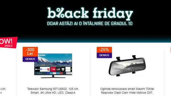 Black Friday eMag! Peste 840.000 de comenzi &icirc;n valoare de peste 344,6 mil lei &icirc;n doar patru ore