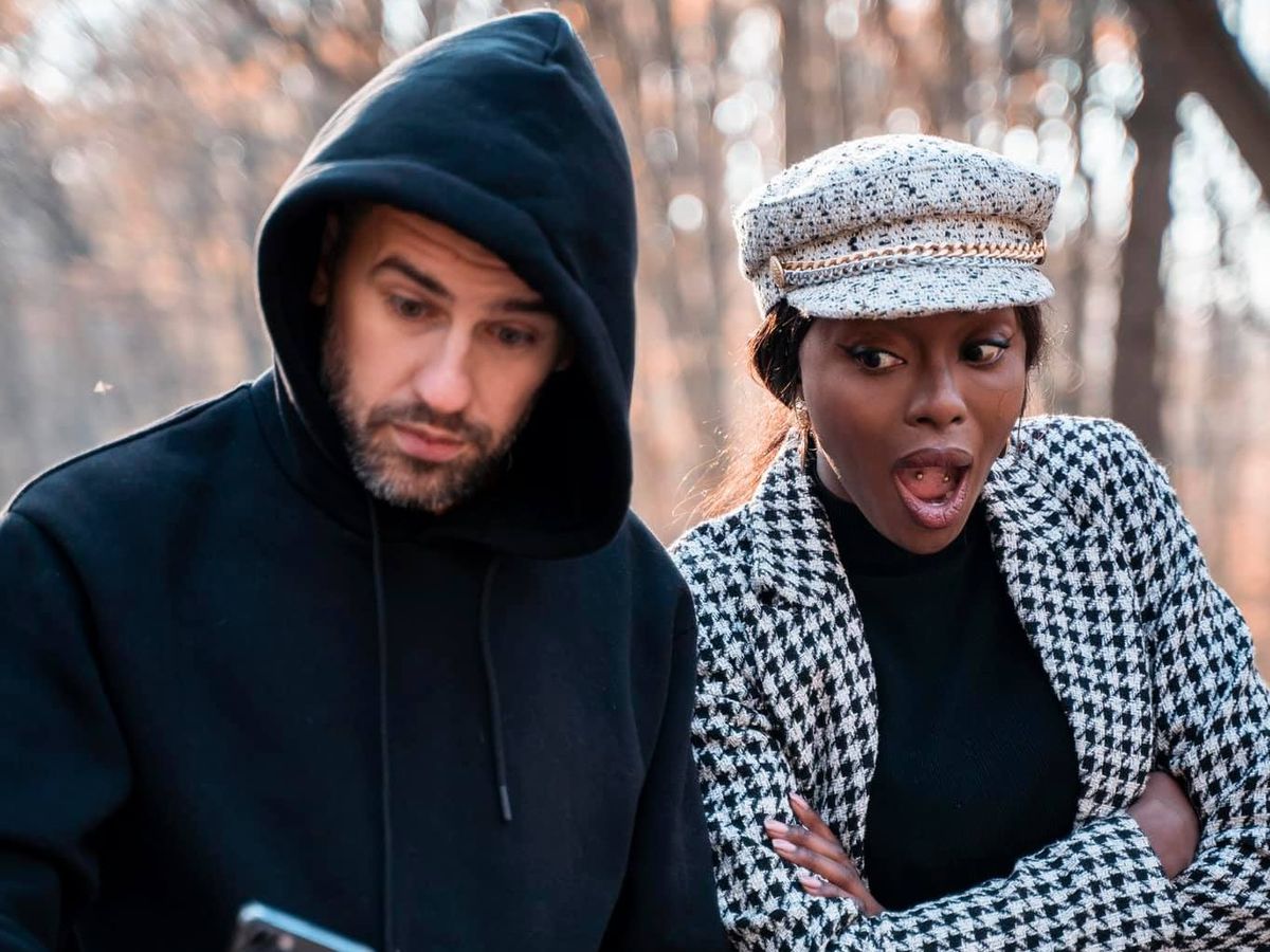 Florin Ristei și Naomi Hedman