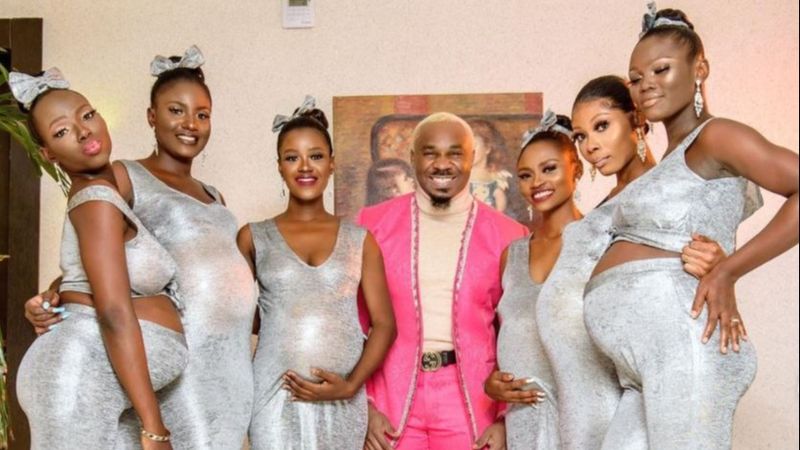 Un bărbat s-a dus la nunta prietenului cu șase femei. Toate erau gravide cu el
