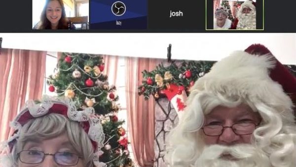 Moş Crăciun s-a adaptat restricţiilor. Copiii din lumea întreagă se văd cu Moşul pe Zoom
