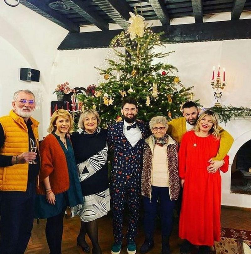 Smiley, fotografie rară cu familia 