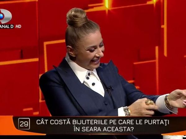 C&acirc;t costă bijuteriile pe care Anamaria Prodan le-a purtat la &bdquo;40 de &icirc;ntrebări cu Denise Rifai&rdquo;