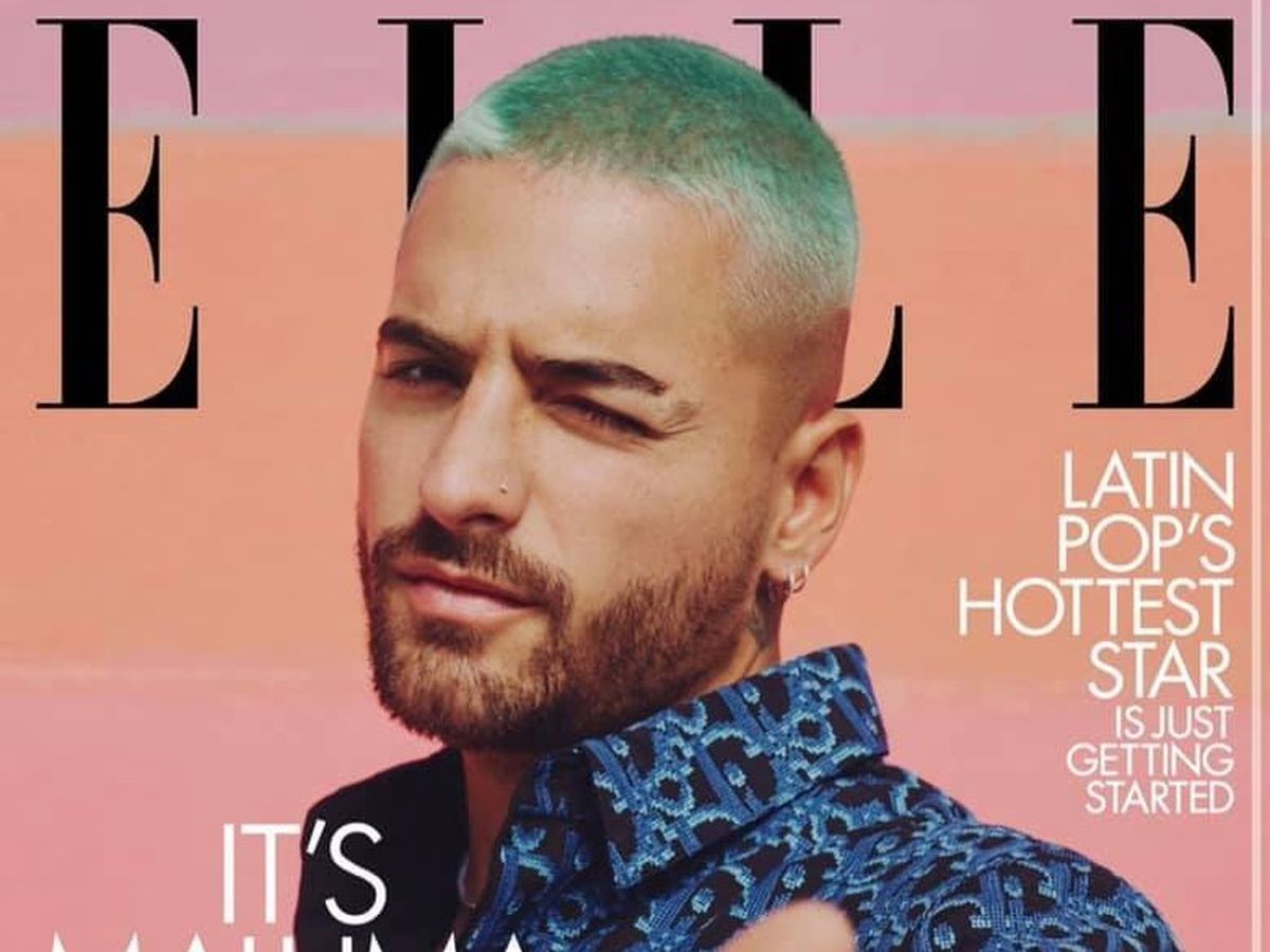Maluma pe coperta revistei Elle