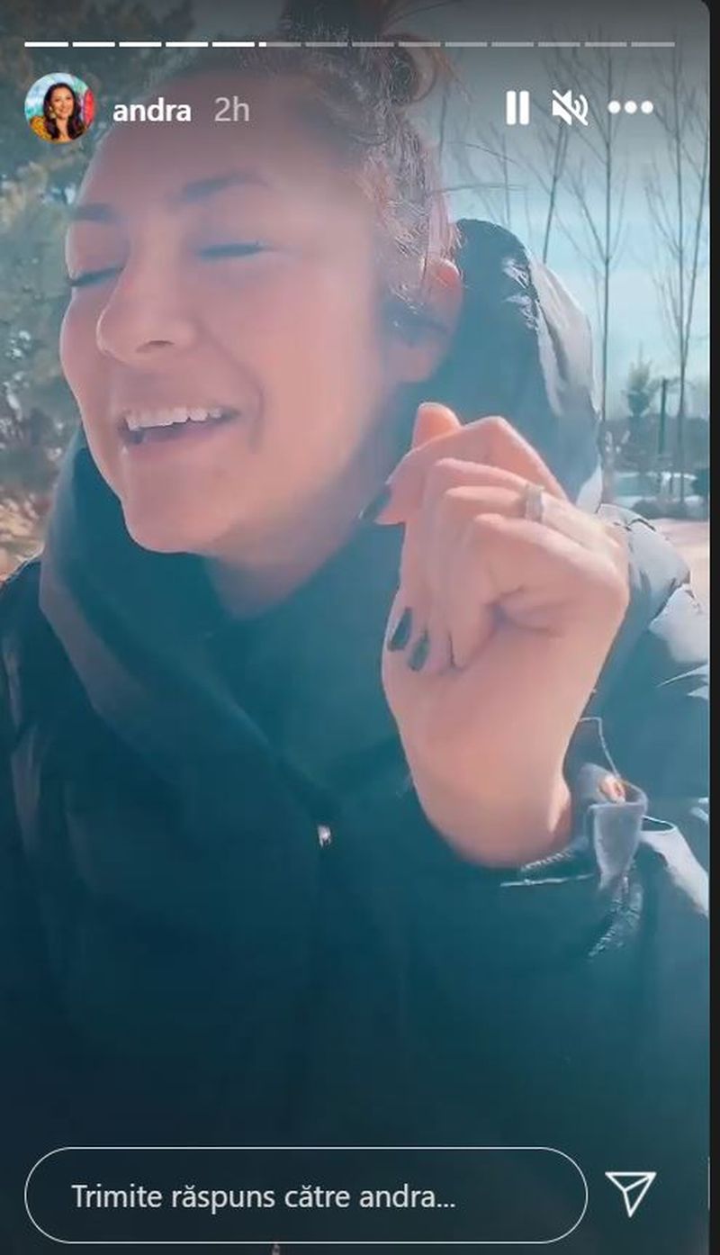 Andra, noi declarații după infectarea cu virusul COVID-19