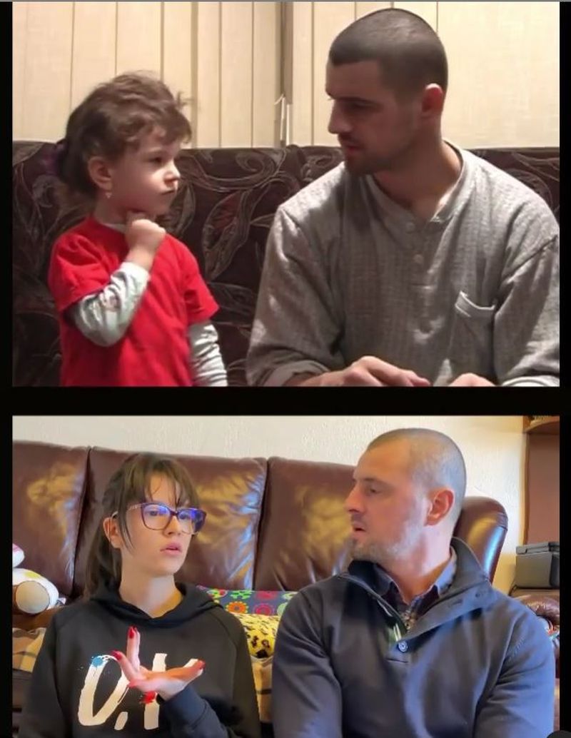 Cleopatra Stratan a reprodus un moment din copilărie alături de tatăl ei